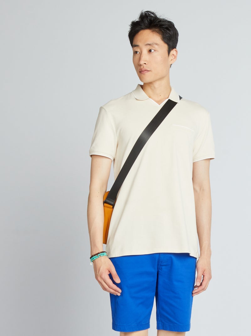 Bermudas chino Azul - Kiabi