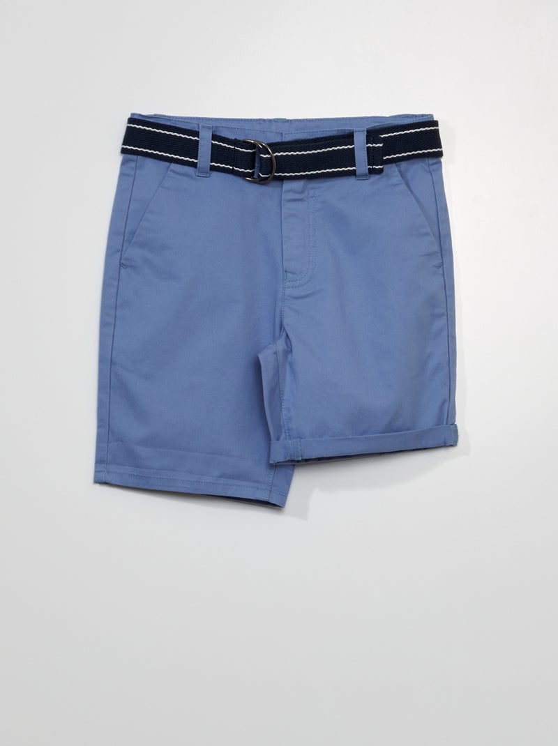 Bermudas chino AZUL - Kiabi