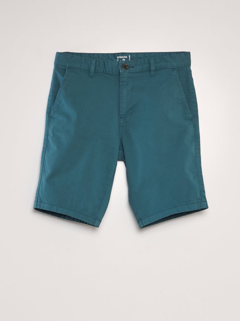 Bermudas chino AZUL - Kiabi