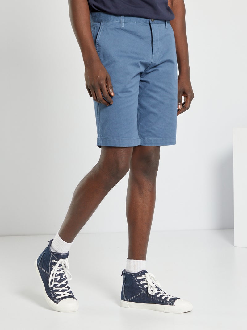Bermudas chino AZUL - Kiabi