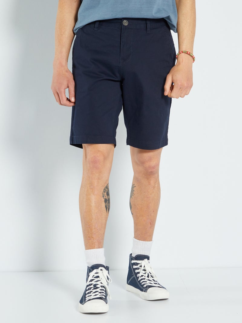 Bermudas chino AZUL - Kiabi