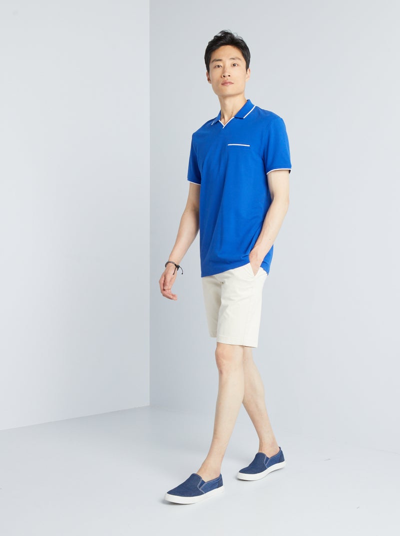 Bermudas chino bege - Kiabi