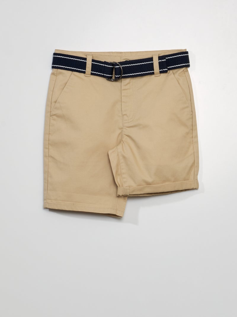 Bermudas chino BEGE - Kiabi