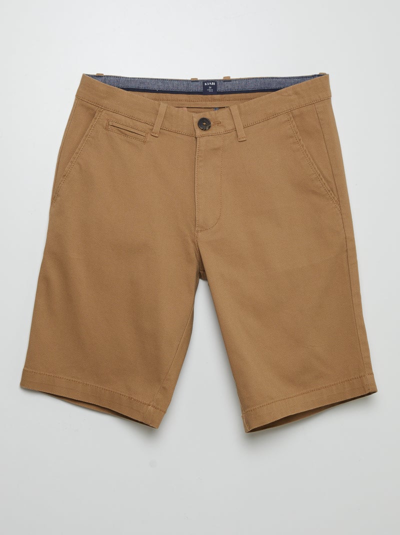 Bermudas chino BEGE - Kiabi