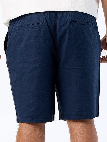 Bermudas chino com cordões de ajuste