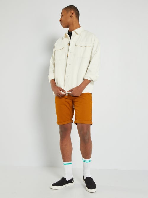 Bermudas chino corte a direito - Kiabi