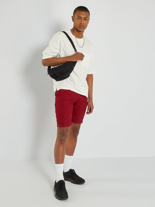 Bermudas chino corte a direito - Kiabi