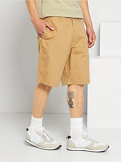 Bermudas chino de popelina - Kiabi