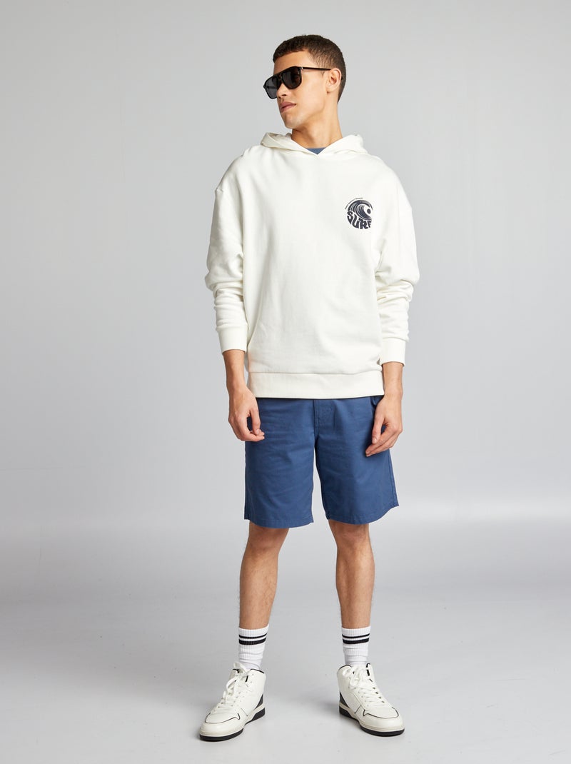 Bermudas chino de sarja AZUL - Kiabi