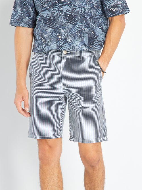 Bermudas chino de tamanho standard - Kiabi