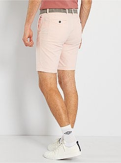 Bermudas chino e cinto - Kiabi