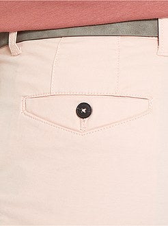 Bermudas chino e cinto - Kiabi