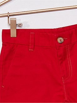 Bermudas chino em algodão - Kiabi