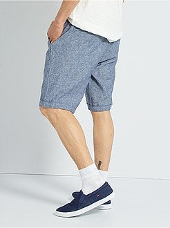 Bermudas chino em cambraia - Kiabi