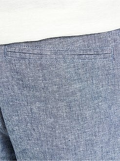 Bermudas chino em cambraia - Kiabi