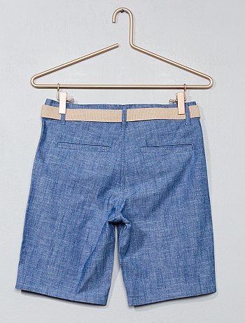 Bermudas chino em cambraia - Kiabi