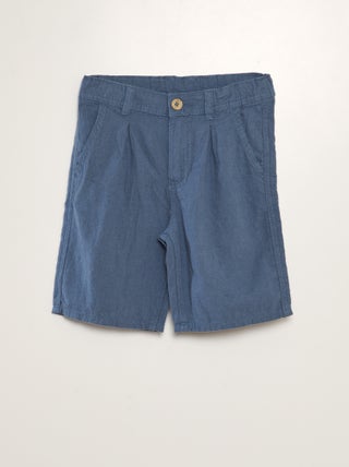Bermudas chino em linho