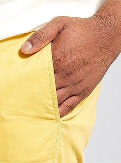 Bermudas chino em sarja - Kiabi