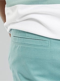 Bermudas chino em sarja - Kiabi