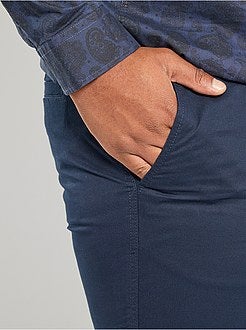 Bermudas chino em sarja - Kiabi