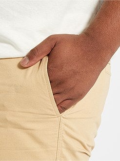 Bermudas chino em sarja - Kiabi