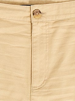Bermudas chino em sarja - Kiabi