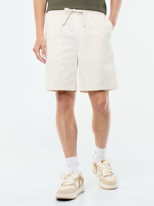 Bermudas chino em sarja - Kiabi