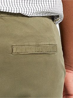 Bermudas chino em sarja - Kiabi