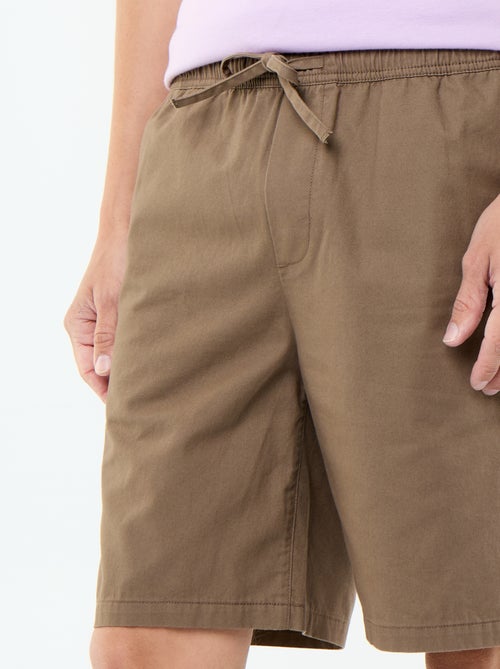 Bermudas chino em sarja - Kiabi