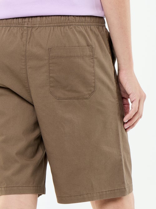 Bermudas chino em sarja - Kiabi