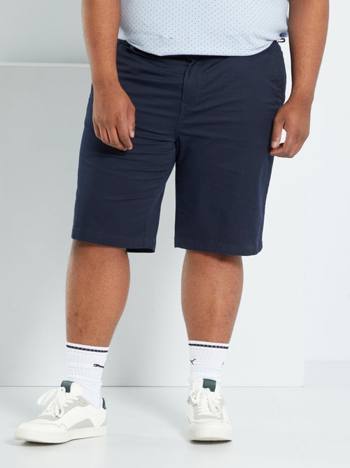 Bermudas chino em sarja de algodão - Kiabi