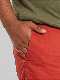 Bermudas chino em sarja - Kiabi