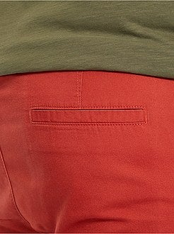 Bermudas chino em sarja - Kiabi