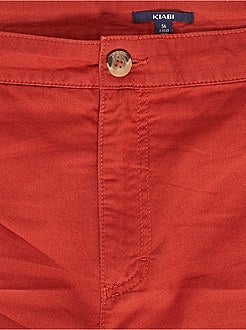 Bermudas chino em sarja - Kiabi