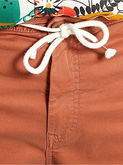 Bermudas chino em sarja - Kiabi