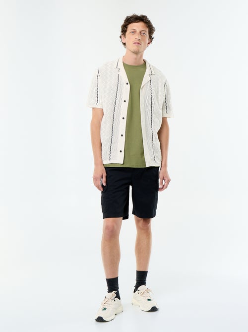 Bermudas chino em sarja - Kiabi