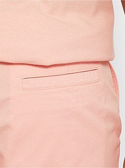 Bermudas chino em sarja - Kiabi