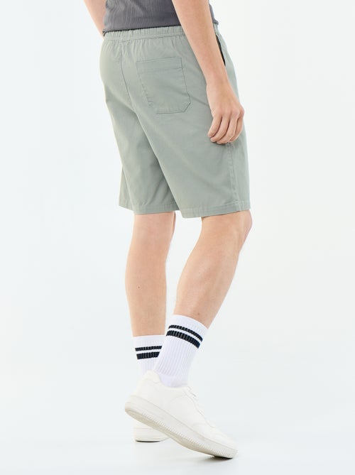 Bermudas chino em sarja - Kiabi