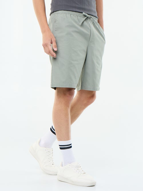 Bermudas chino em sarja - Kiabi