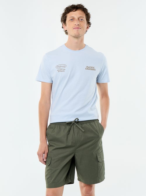 Bermudas chino em sarja - Kiabi