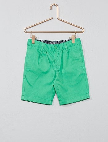 Bermudas chino em sarja - Kiabi