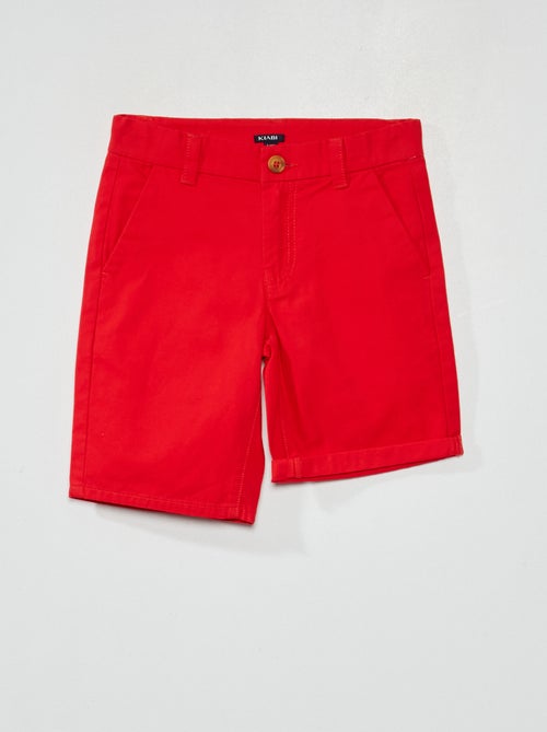 Bermudas chino em sarja - Kiabi