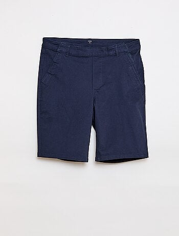 Bermudas chino lisas para homem