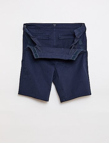 Bermudas chino lisas para homem