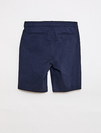 Bermudas chino lisas para homem
