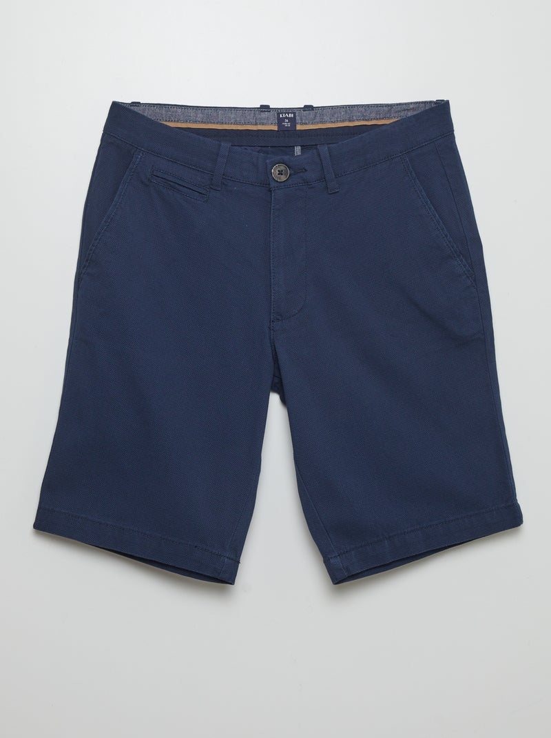 Bermudas chino PRETO - Kiabi