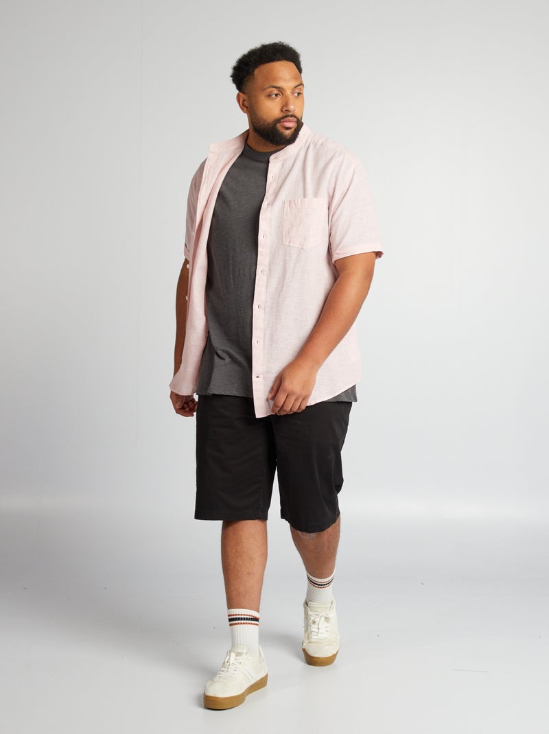 Bermudas chino Preto - Kiabi