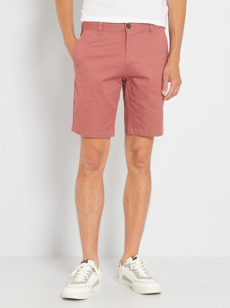 Bermudas chino ROSA - Kiabi