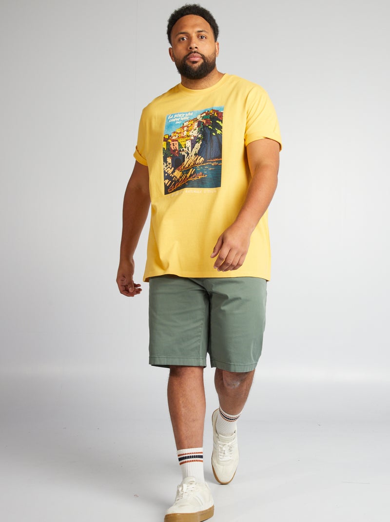 Bermudas chino VERDE - Kiabi