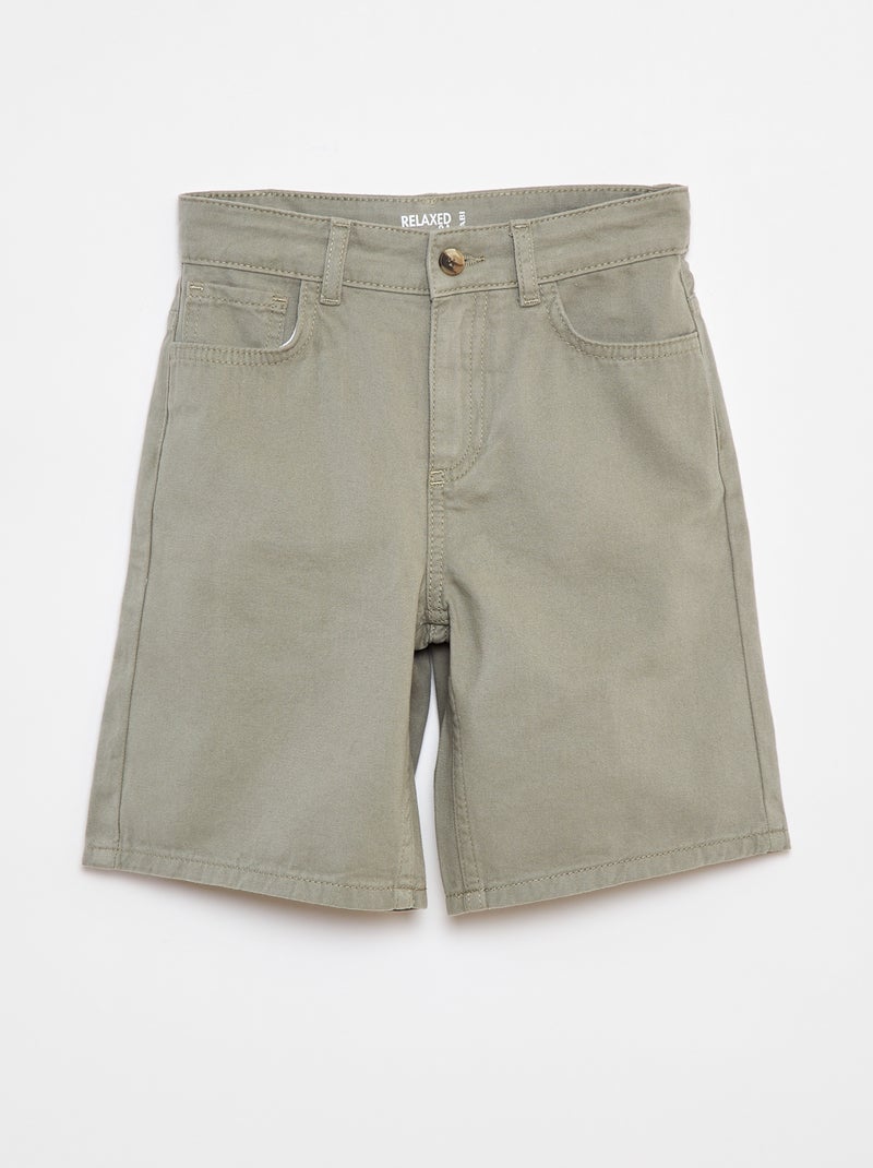 Bermudas chino Verde - Kiabi